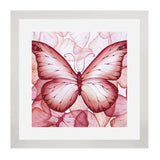 Set of 3, Colourful Butterflies Collage Wall Art Frames - BF113