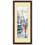 Set of 2, Rain in Paris Collage Wall Art Frames - BF117