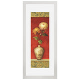 Set of 2, Flower in Vases, Chinese Themed Collage Wall Art Frames - BF132