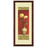 Set of 2, Flower in Vases, Chinese Themed Collage Wall Art Frames - BF132