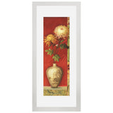 Set of 2, Chinese Themed Vases with Flowers Collage Wall Art Frames - BF138