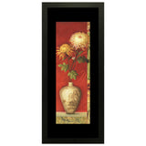 Set of 2, Chinese Themed Vases with Flowers Collage Wall Art Frames - BF138