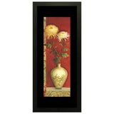 Set of 2, Chinese Themed Vases with Flowers Collage Wall Art Frames - BF138