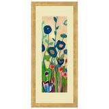 Set of 3, Abstract Floral Collage Wall Art Frames - BF152