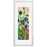 Set of 3, Abstract Floral Collage Wall Art Frames - BF152