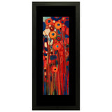 Set of 3, Abstract Floral Collage Wall Art Frames - BF152