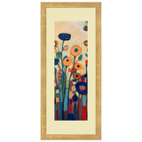 Set of 3, Abstract Floral Collage Wall Art Frames - BF152
