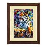 Set of 2, Resting Tiger Collage Wall Art Frames - BF188