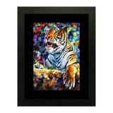 Set of 2, Resting Tiger Collage Wall Art Frames - BF188