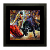 Set of 2, Bullfighting Themed Collage Wall Art Frames - BF191