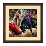 Set of 2, Bullfighting Themed Collage Wall Art Frames - BF191
