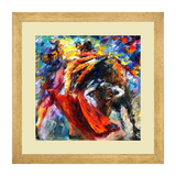 Set of 2, Bullfighting Themed Collage Wall Art Frames - BF191