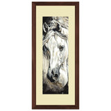 Set of 3, Black & White Horses Collage Wall Art Frames - BF42