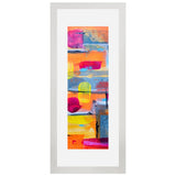 Set of 3, Vibrant Abstract Collage Wall Art Frames - BF63