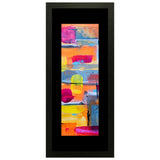 Set of 3, Vibrant Abstract Collage Wall Art Frames - BF63