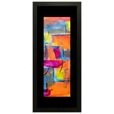 Set of 3, Vibrant Abstract Collage Wall Art Frames - BF63