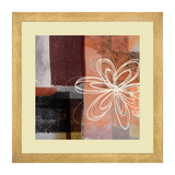 Set of 2, Abstract Floral Collage Wall Art Frames - BF86