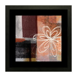 Set of 2, Abstract Floral Collage Wall Art Frames - BF86