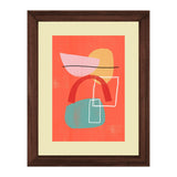 Set of 3, Abstract Shapes Collage Wall Art Frames - BF87