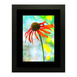 Set of 3, Vibrant Floral Collage Wall Art Frames - BF89