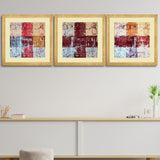 Set of 3, Abstract Collage Wall Art Frames - BF94