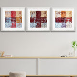 Set of 3, Abstract Collage Wall Art Frames - BF94