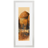 Set of 2, Traditional Historical Buildings Collage Wall Art Frames - BF97