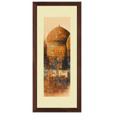 Set of 2, Traditional Historical Buildings Collage Wall Art Frames - BF97