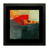 Set of 2, Dark Themed Abstract Collage Wall Art Frames - BF98
