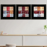 Set of 3, Abstract Collage Wall Art Frames - BF94