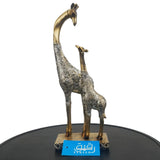 Exquisite giraffe with baby giraffe sculpture for Table Decor - GD503