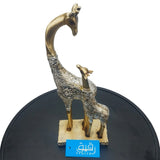 Exquisite giraffe with baby giraffe sculpture for Table Decor - GD503