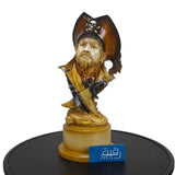 Pirate Captain Bust Sculpture for Table Ddecor - GD599