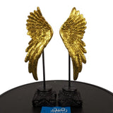 Set of 2 Exquisite Wings sculpture for Table Decor - GD612