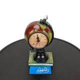 Resin Globe with Clock for Table Decor - GD613