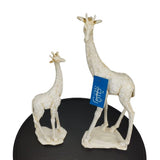 Set of 2 Exquisite Girraffe sculptures for Table Decor - GD681