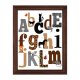 Set of 2, Alphabets Frames for Kids Room - KF01