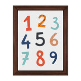 Set of 3, Alphabets, Numbers & Shapes Wall Frames for Kids Room - KF13