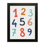 Set of 3, Alphabets, Numbers & Shapes Wall Frames for Kids Room - KF13