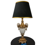 Pair of White & Golden Royal Themed Table Lamps - TL105