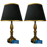 Pair of Golden Metal Classical Table  Lamps-TL125
