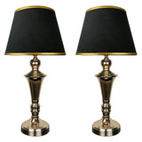 Pair of Exquisite Golden Metal Lamps - TL154