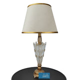Pair of White & Golden Elegant Table Lamps for Bedroom - TL89