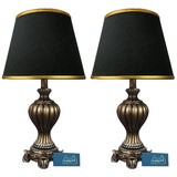 Pair of Antique Golden Elegant Table Lamps for Bedroom - TL90