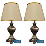 Pair of Antique Golden Elegant Table Lamps for Bedroom - TL90