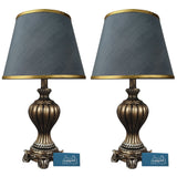 Pair of Antique Golden Elegant Table Lamps for Bedroom - TL90