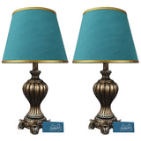 Pair of Antique Golden Elegant Table Lamps for Bedroom - TL90