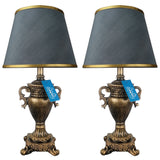 Pair of Antique Golden Exquisite Table Lamps for Bedroom - TL02